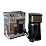 Skoedi single cup coffee maker compact space saving design with reusable filter and travel mug compatibility