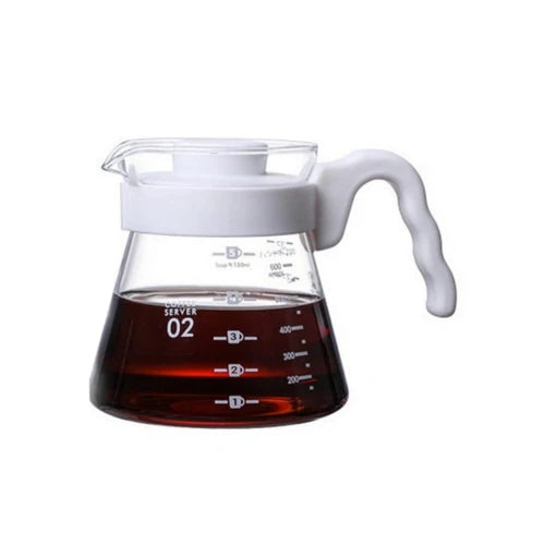 Crop 600ml V60 Coffee Server White