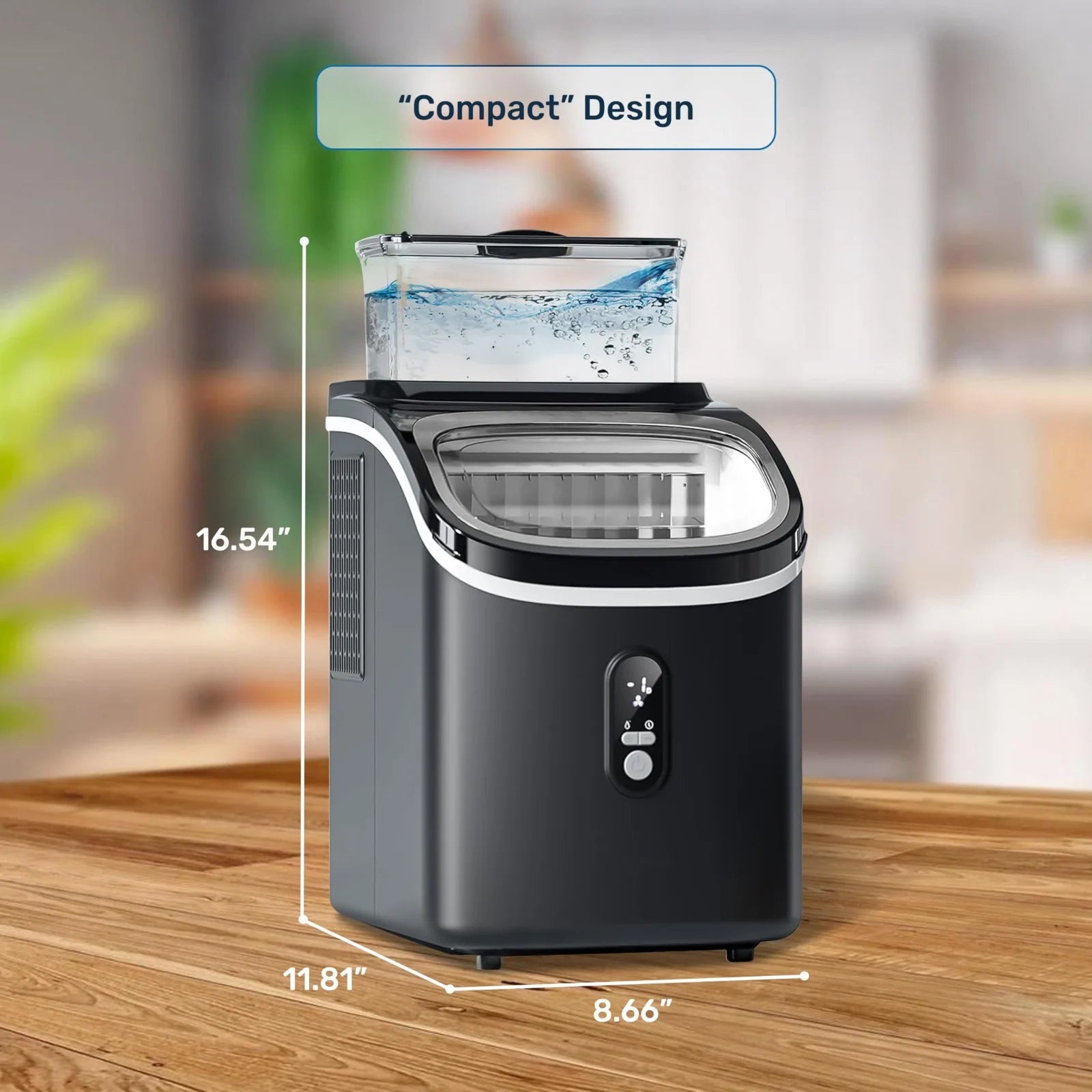 Crop Countertop Clear Ice Maker Machine