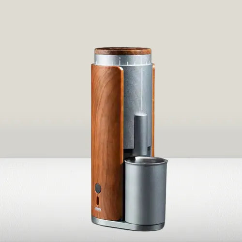 Easymore electric rechargeable coffee grinder with stainless steel blade and USB-C charging port