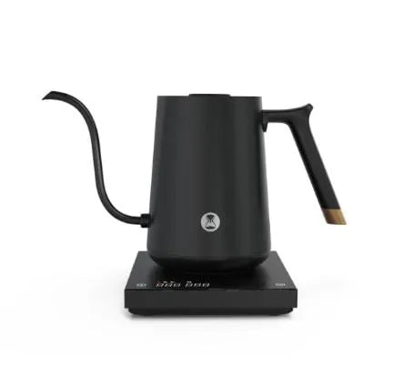 Timemore 600ml Black Fish Smart electric pour over kettle with thin spout STRIX temperature control hidden LED screen