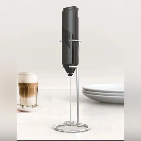 Crop Handheld electrical milk frother