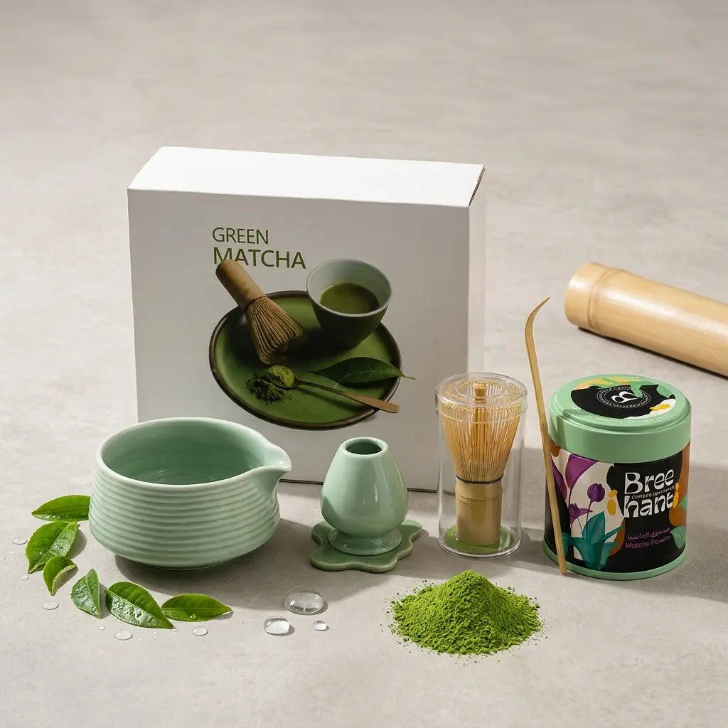 Crop x Breehat Ceramic Matcha Making Set Combo