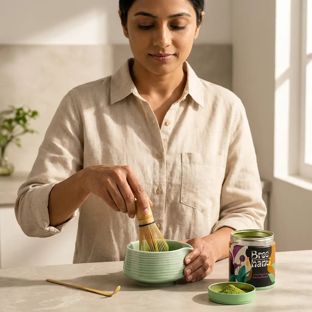 Crop x Breehat Ceramic Matcha Making Set Combo