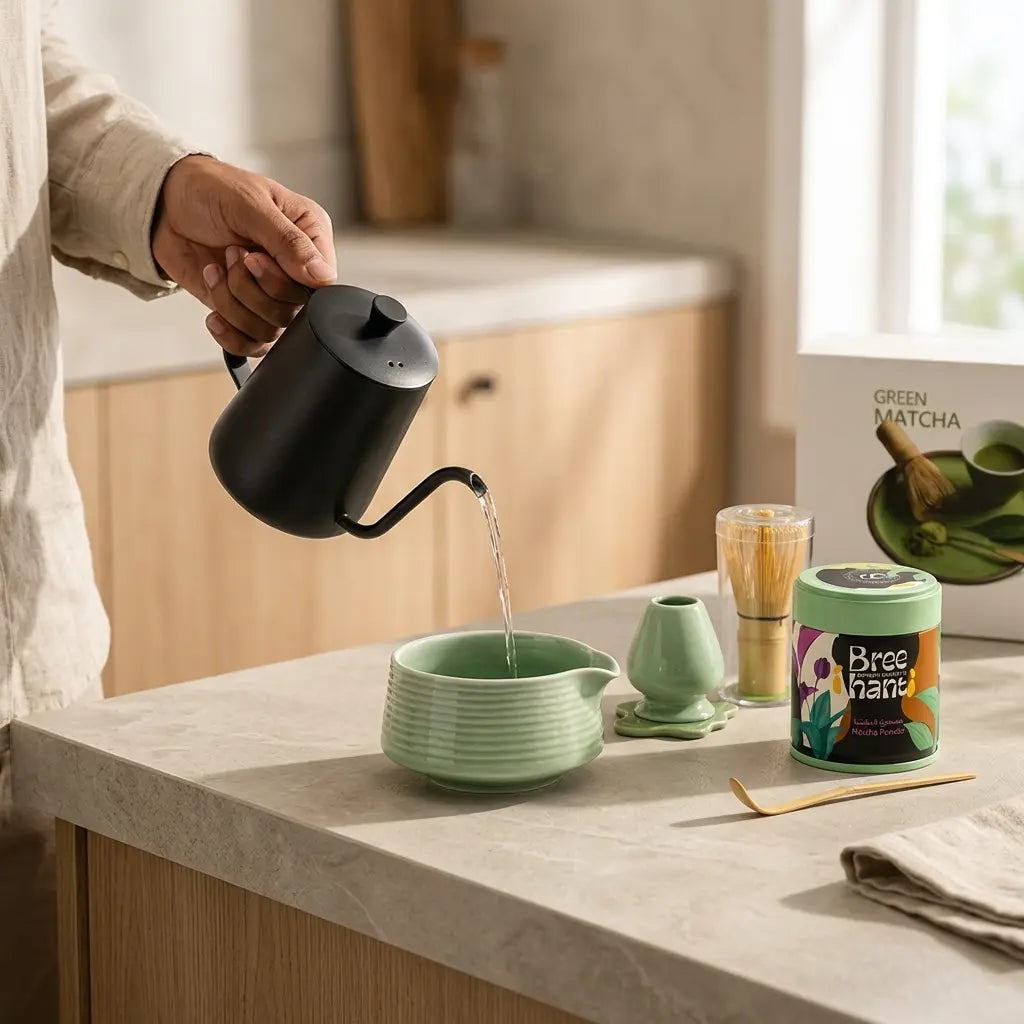 Crop x Breehat Ceramic Matcha Making Set Combo