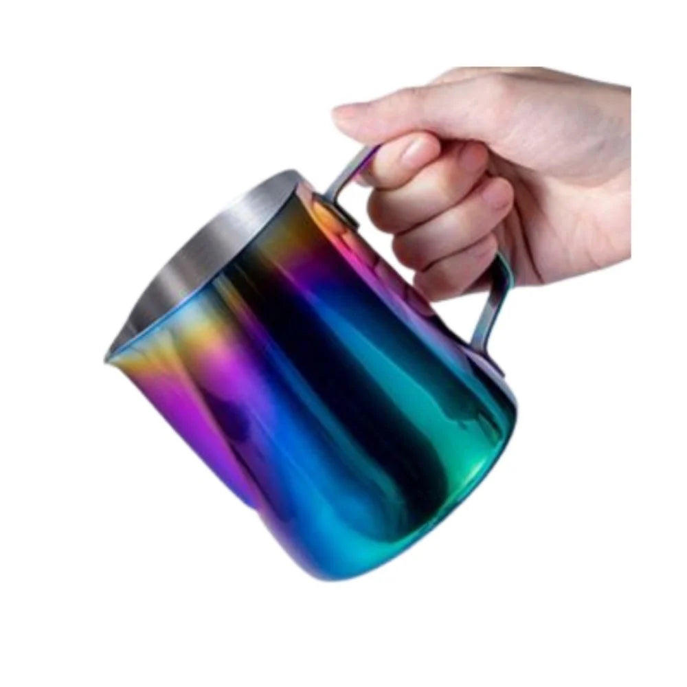Crop 350/600ml Stainless Steel Coffee Milk Pitcher Multicolor