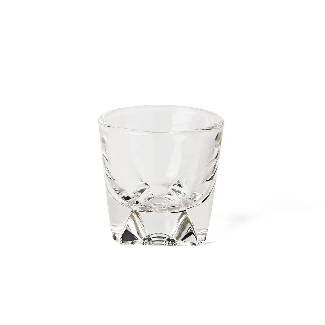 NotNeutral Vero 90ml espresso glass in Clear hand pressed specialty coffee glassware made in USA