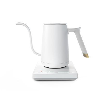 Timemore 600ml White Fish Smart Electric Pour Over Kettle With Thin Spout