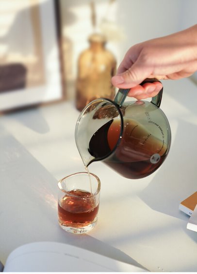 Timemore 360ml/ 600ml Coffee Server Transparent Black