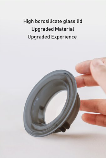 Timemore 360ml/ 600ml Coffee Server Transparent Black