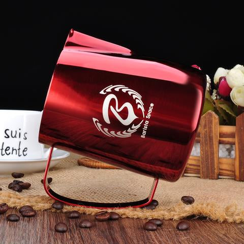 Barista Space 350/600ml Red Milk Pitcher Jug