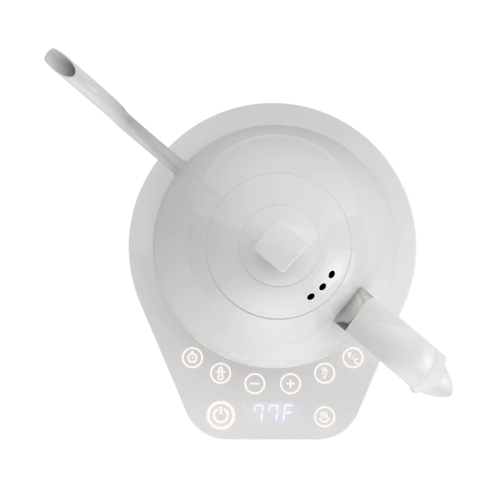 Brewista Artisan Gooseneck Kettle - White with White Base, 600ml