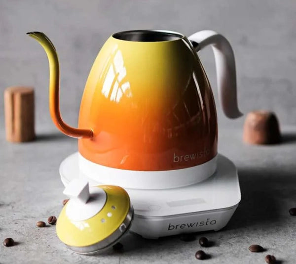 Brewista Limited Candy Edition 1L Artisan Electric Gooseneck Kettle in Candy Orange