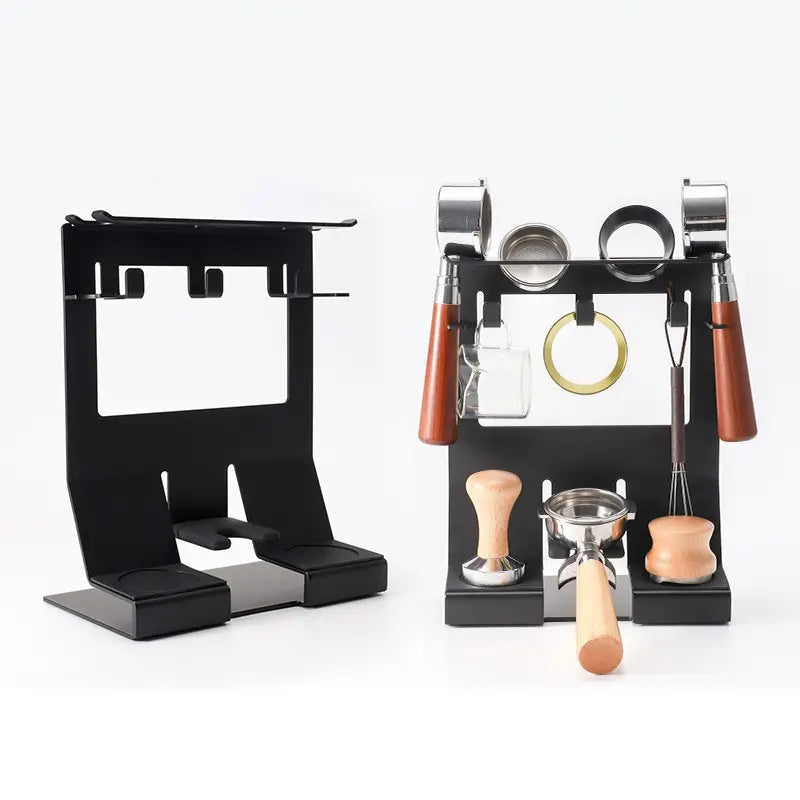 Crop Coffee Bar Tool Stand Rack