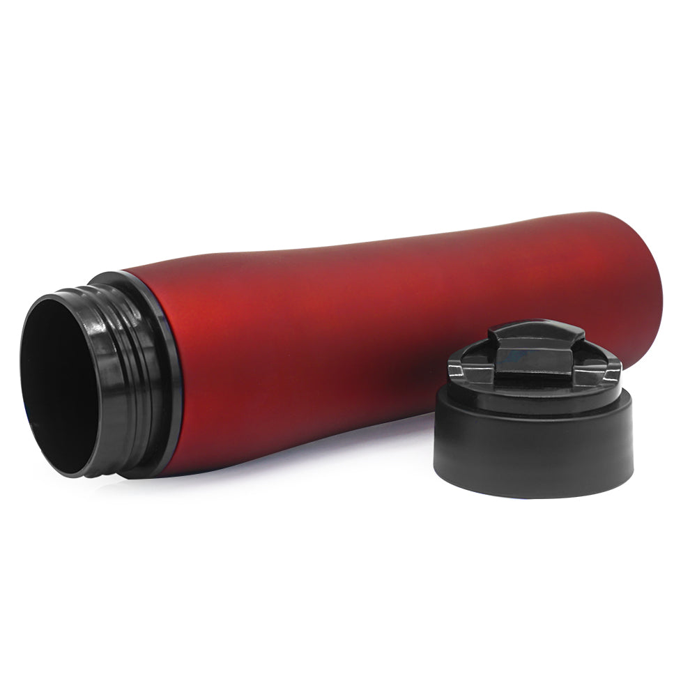 Crop 350ml Portable Travel Coffee French Press Red