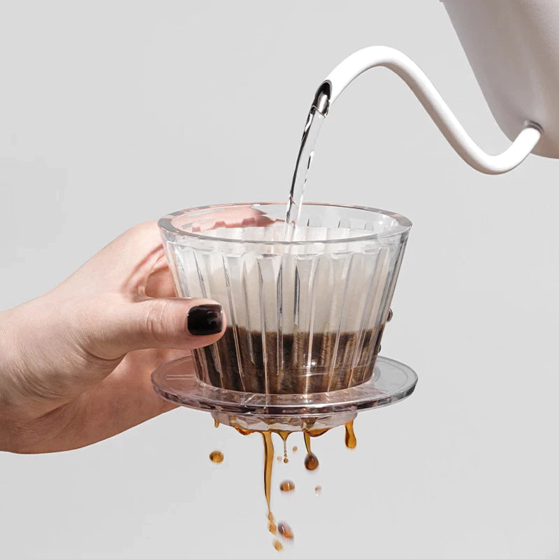 Timemore Model 01 basket paper filter for B75 dripper Xbloom and Kalita 155 natural wooden fiber 50 sheets