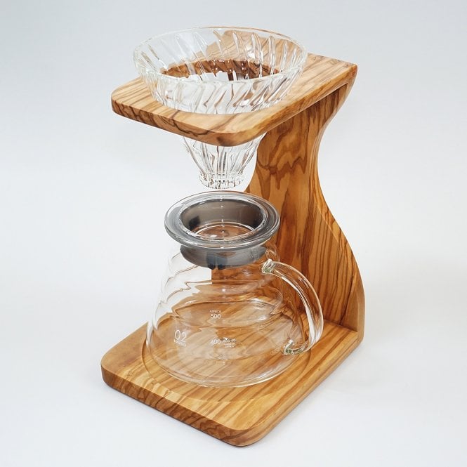 Crop V60 Acacia Wood Drip Station