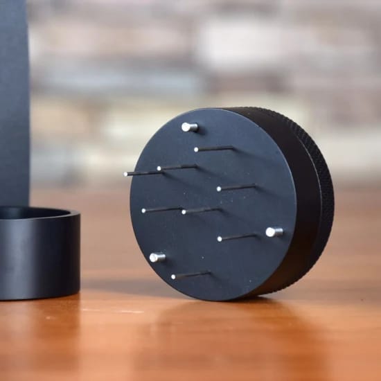 Crop 51mm Coffee Espresso Needle Tamper Tool Black