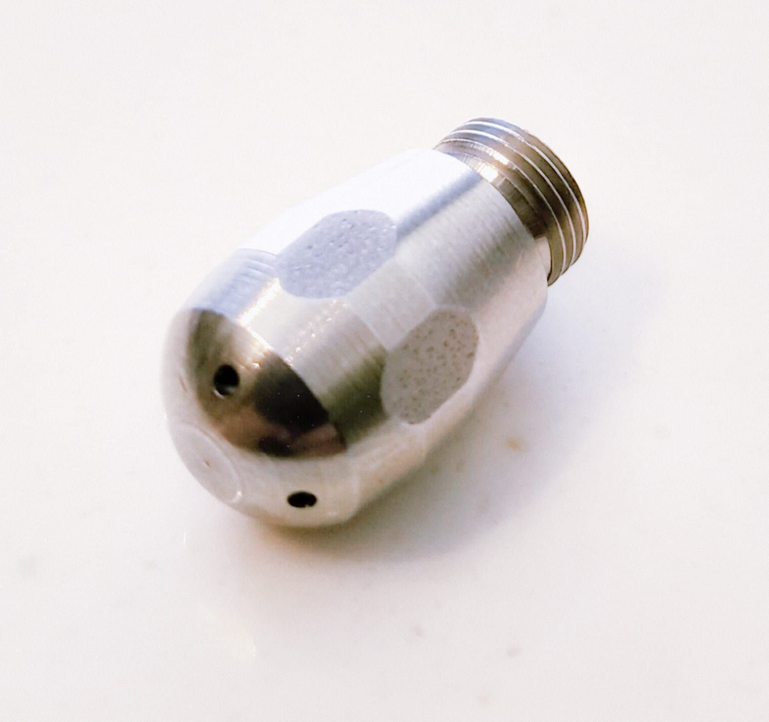 Crop Stainless Steel Steam Nozzle 4 Holes 8.65x0.75mm, Holes 1.2mm