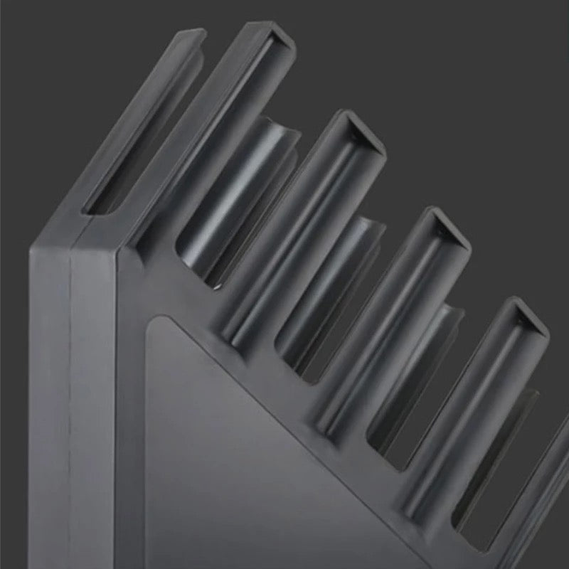 Crop Paper Cup Holder Bar – black, café station organiser, close-up