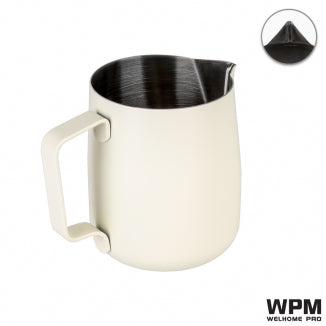 WPM 600ml Coconut White Milk Pitcher Sharp Spout