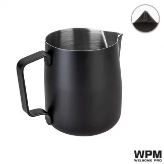 WPM 600 Matt Black Milk Pitcher Sharp Spout