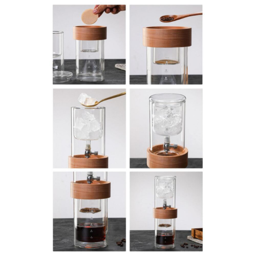 Crop Portable Cold Brew Coffee Maker 500ml