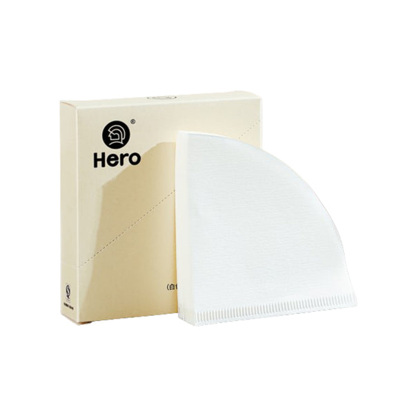 ZeroHero V60 Bleached Coffee Paper Filter 01