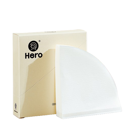 ZeroHero V60 Bleached Coffee Paper Filter 02