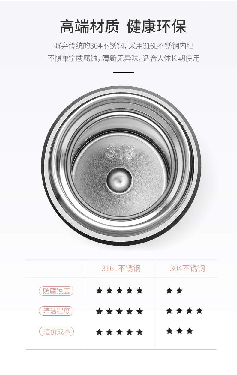 ZeroHero 316ml Qingke Travel Coffee Mug Pink