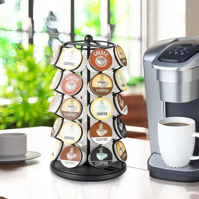 Crop Coffee Capsule Holding Stand Black