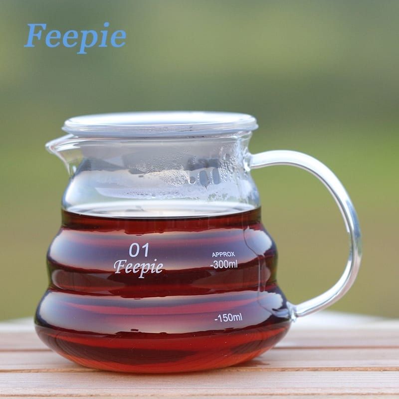 Feepie Glass Coffee Server Pot 360ml/ 01