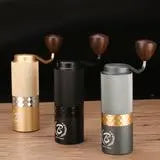 Barista Space Premium Coffee Hand Grinder with adjustable burr grinder for manual coffee brewing