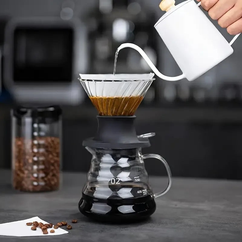 Crop V60 Immersion Dripper Switch top view – black, immersion + pour-over brewing
