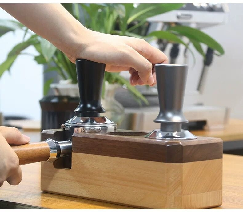 Crop 58mm Calibrated Tamper Gray