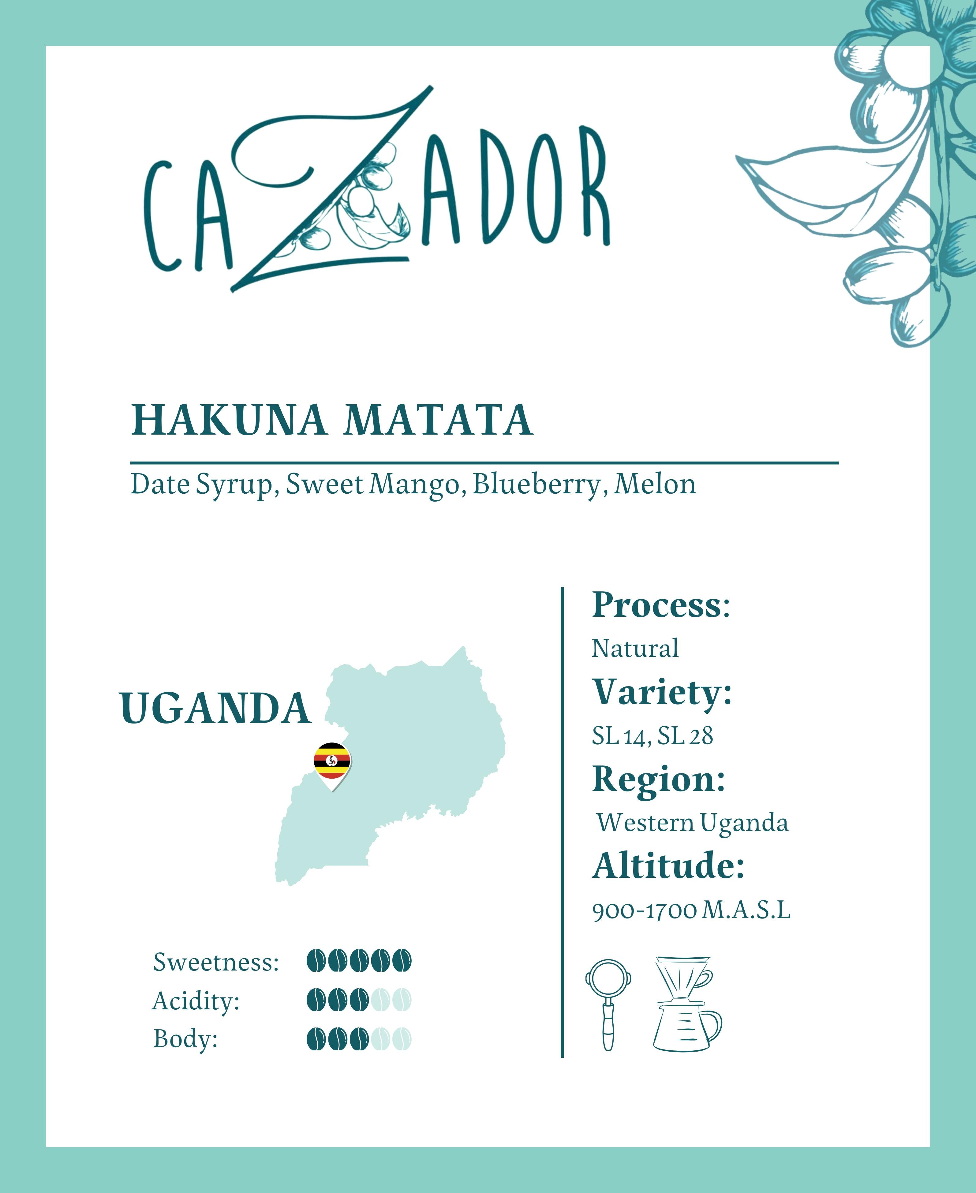 Uganda Hakuna Matata 250g (Espresso/Filter)