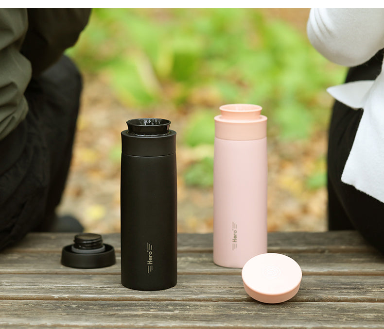 ZeroHero 316ml Qingke Travel Coffee Mug Pink