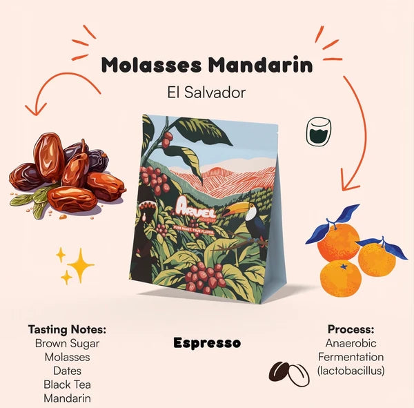 El Salvador Molasses Mandarin 250g (Espresso)