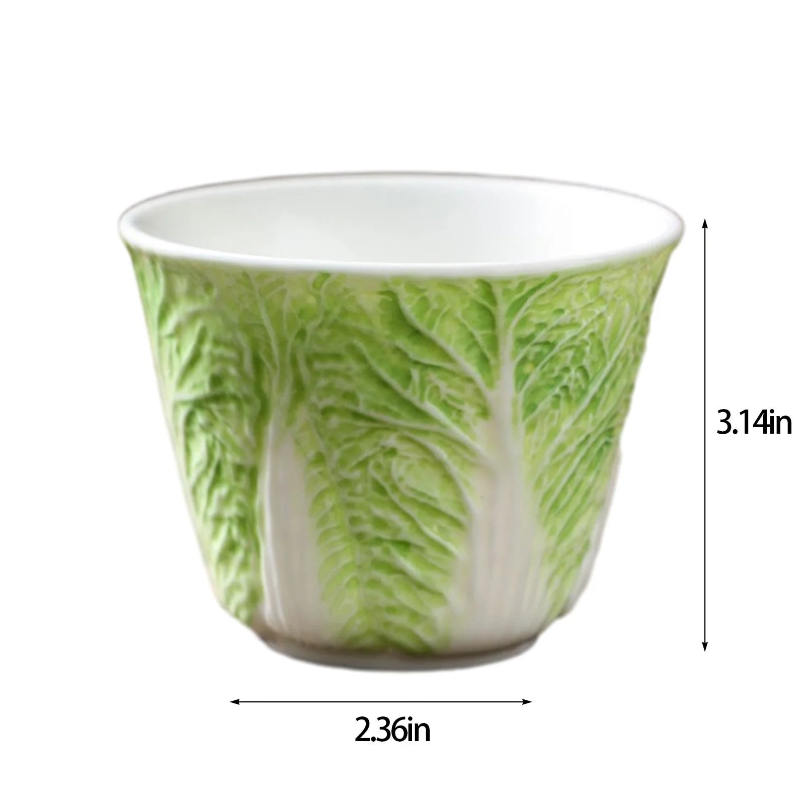 Crop 100ml Cabbage Ceramic Coffee Cup