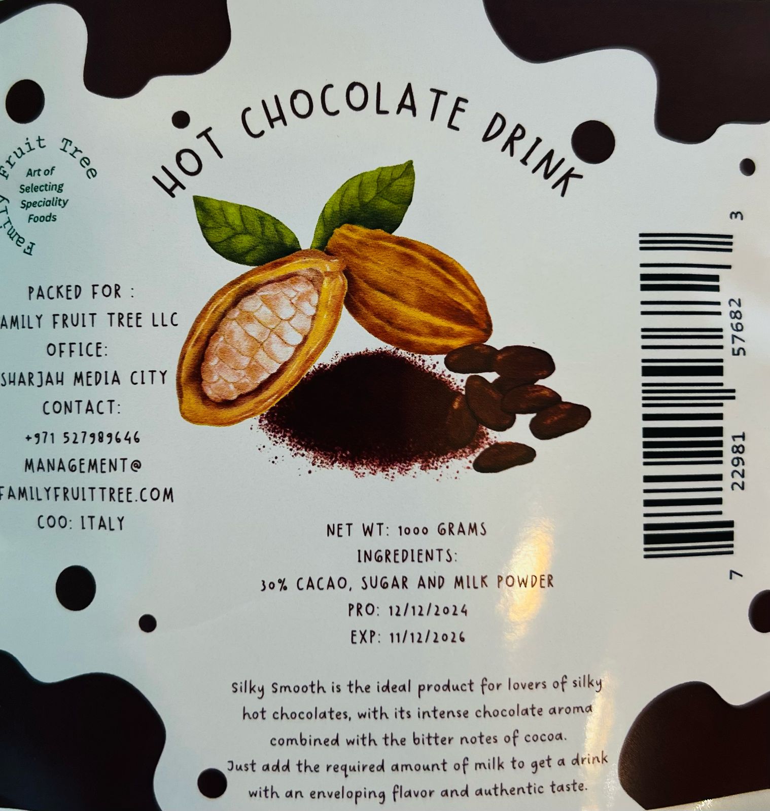 Hot Chocolate Drink 100g