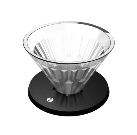 Timemore 02 Crystal Eye Glass Dripper PC Holder - Black