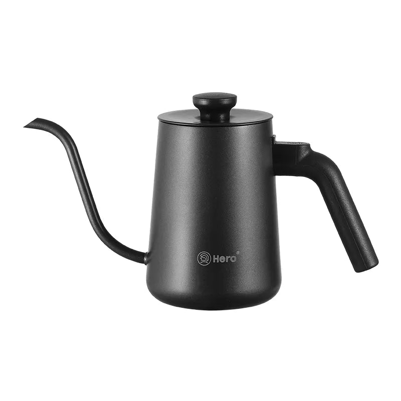 ZeroHero CO7PRO+ 650ml Pour Over Coffee Kettle Black stainless steel gooseneck