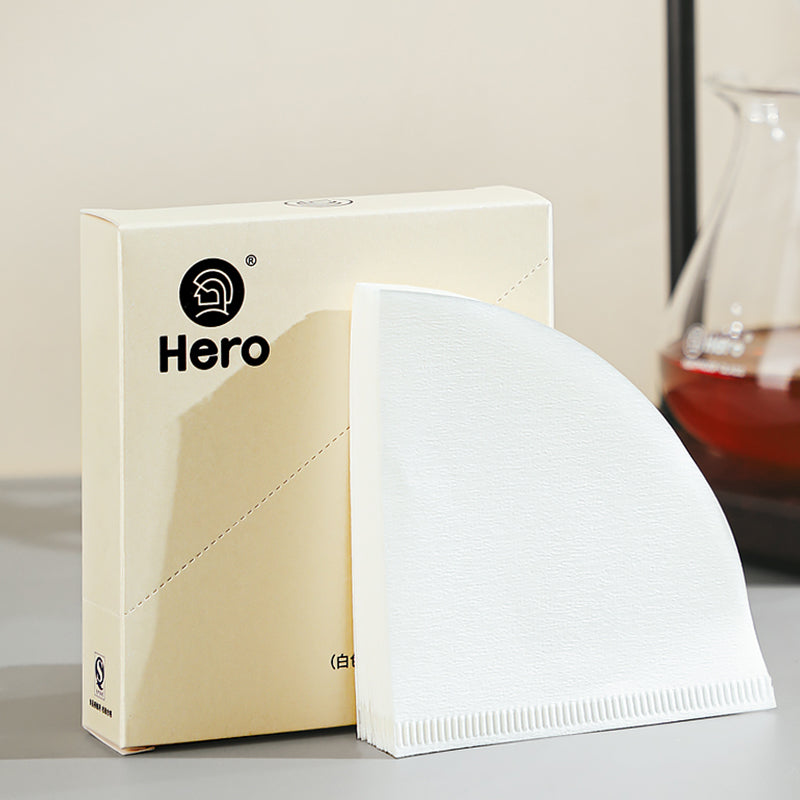 ZeroHero V60 Bleached Coffee Paper Filter 02