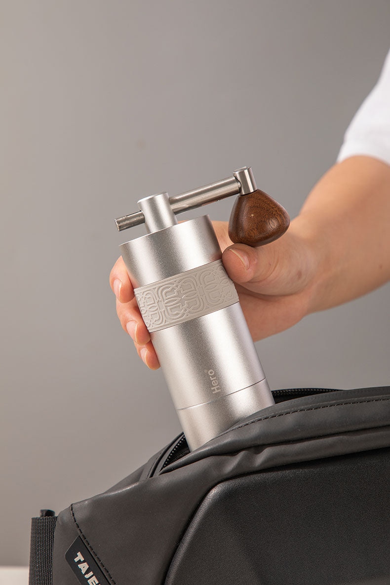 ZeroHero Propeller Hand Coffee Grinder 2.0-Silver