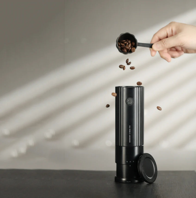 ZeroHero Rui Mini Electric Portable Coffee Grinder black