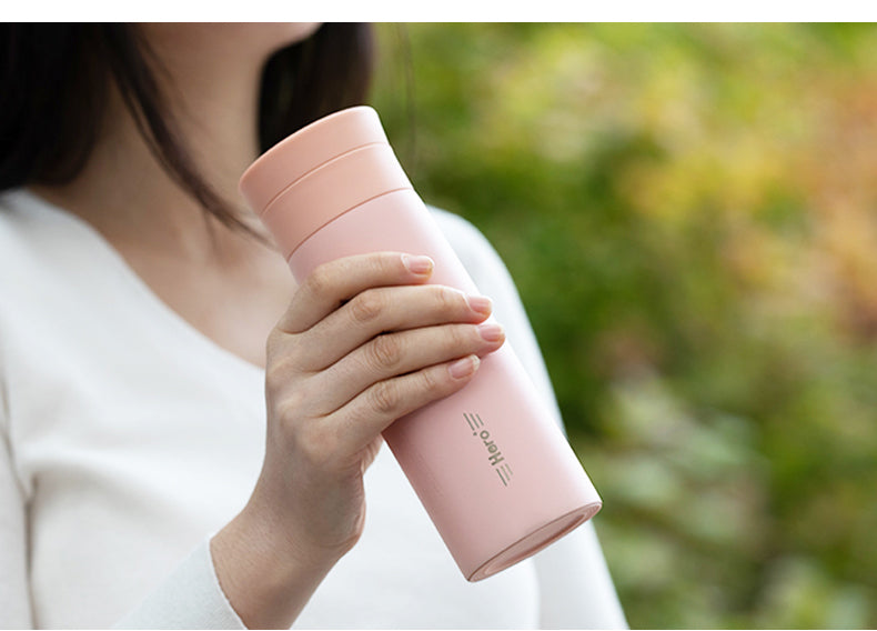 ZeroHero Qingke Travel Coffee Mug 400ml Pink