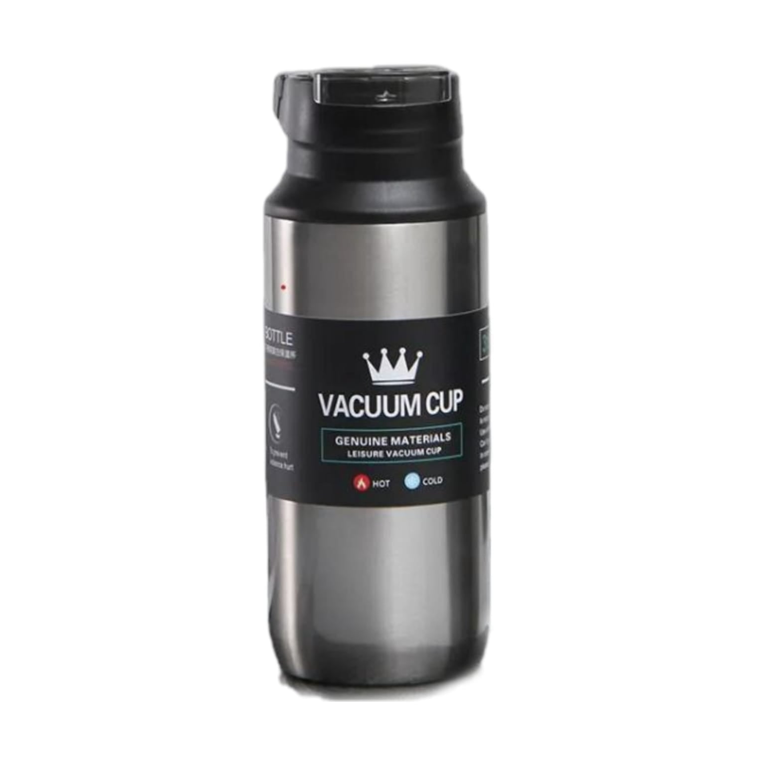 Crop 350ml Double Wall Vacuum Coffee Mug Grey