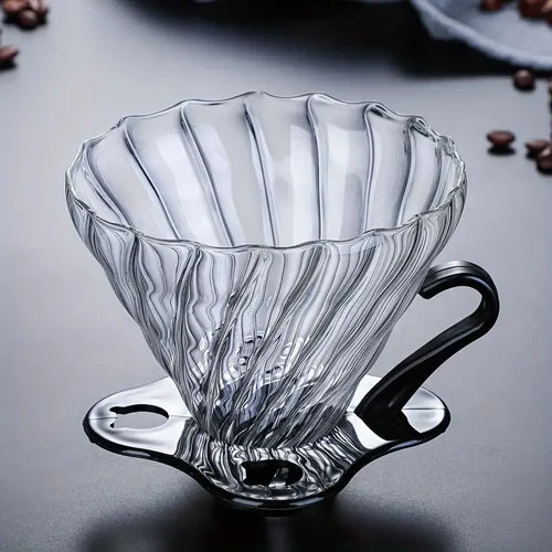 Crop V60 Dripper Heat-Resistant Glass Model: 02