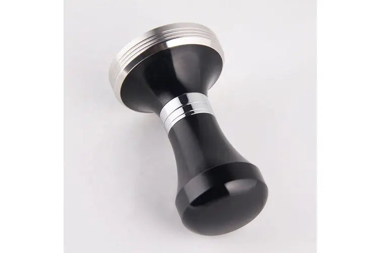 Crop 58mm Stainless Steel Coffee Tamper Black Edition