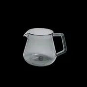 Timemore Coffee Server Transparent Black high borosilicate glass V shaped spout heat resistant handle 360ml 600ml